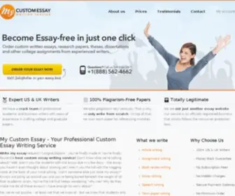 Mycustomessay.com(My Custom Essay) Screenshot