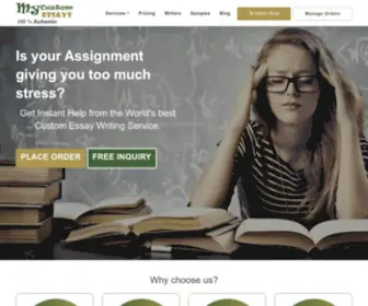 Mycustomessays.com(Quality Essays from the Best Essay Writing Service Platform) Screenshot