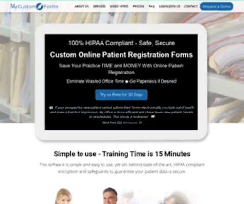 Mycustomforms.com(My Custom Forms) Screenshot