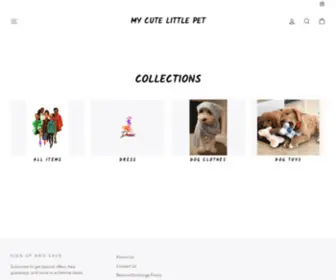 Mycutelittlepet.com(My Cute Little Pet) Screenshot