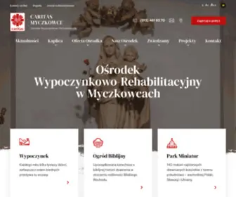 MYCzkowce.org.pl(Caritas Myczkowce) Screenshot