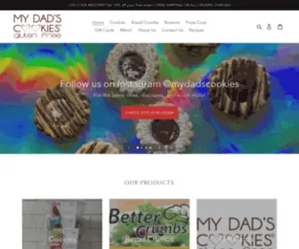 Mydadscookies.com(Gluten Free Products) Screenshot