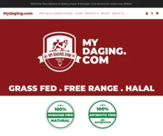 Mydaging.com(Healthy Meat and Poultry Delivery Service) Screenshot