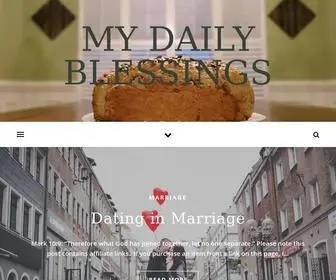 Mydailyblessings.com(My Daily Blessings) Screenshot