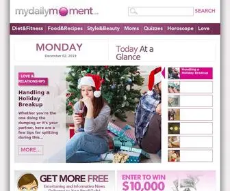 Mydailymoment.com(Women's Health & Lifestyle Content) Screenshot