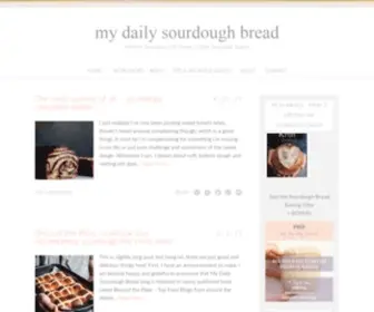 Mydailysourdoughbread.com(My Daily Sourdough Bread) Screenshot