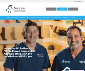 Mydamnfoothurts.com(National Foot & Ankle) Screenshot