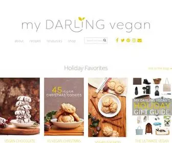 MydarlingVegan.com(Easy & Delicious Vegan Recipes) Screenshot