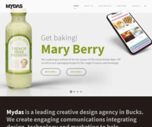 Mydas.co.uk(Branding and Web Design Agency) Screenshot