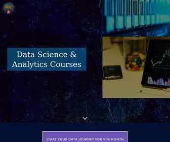 Mydatacareer.com(We give you data science training and support so you can start a career) Screenshot