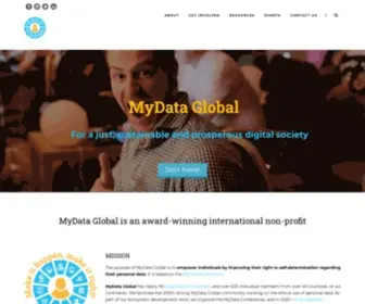 Mydata.org(MyData Global) Screenshot