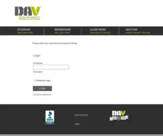Mydav.org(Disabled American Veterans National Headquarters) Screenshot