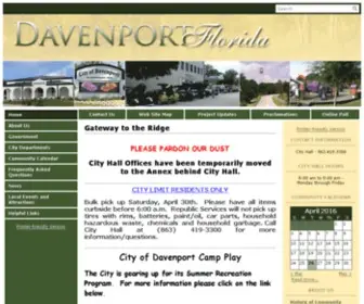Mydavenport.org(Davenport Florida) Screenshot
