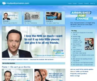 Mydavidcameron.com(David Cameron Jounalism) Screenshot