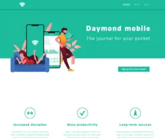 Mydaymond.com(Daymond journal app) Screenshot