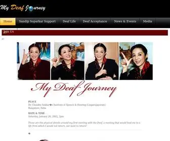 Mydeafjourney.com(My Deaf Journey) Screenshot