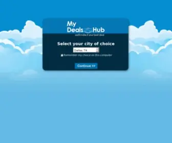 Mydealshub.com(We will make it your best deal in your city) Screenshot