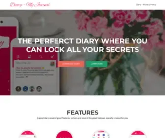 Mydearjournal.com(Beautiful yet simple to use diary with password) Screenshot