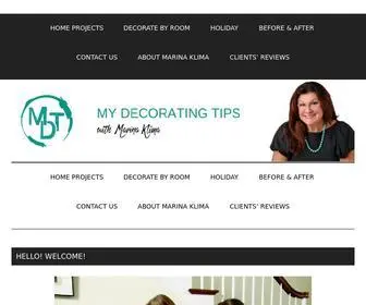 Mydecoratingtips.com(My Decorating Tips) Screenshot