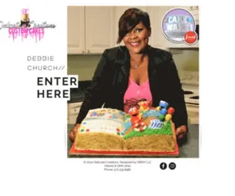 Mydelicatecreations.com(Delicate Creations Custom Cakes) Screenshot