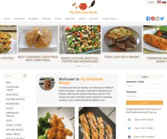 Mydeliciousmeals.com(Recipes with step) Screenshot