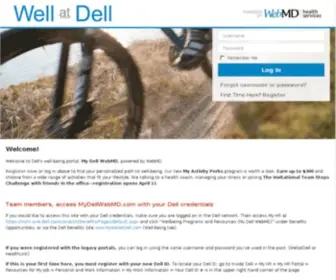Mydellwebmd.com(Personal Health Manager) Screenshot