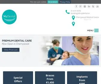Mydental.ie(Low Cost Dental Clinic and Dentist in Dublin) Screenshot