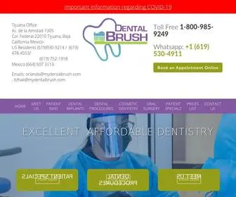 Mydentalbrush.com(Dentist Tijuana) Screenshot