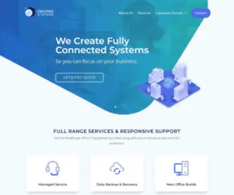 Mydentek.com(Dentek Systems) Screenshot