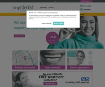 Mydentist.co.uk(Mydentist) Screenshot