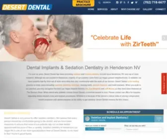 Mydesertdental.com(Desert Dental) Screenshot