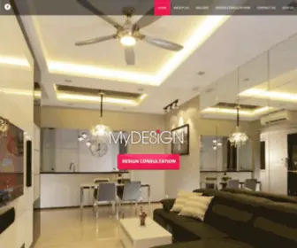 Mydesign.com.sg(MyDesign Interiors Pte Ltd) Screenshot