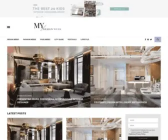 Mydesignweek.eu(My Design Week) Screenshot