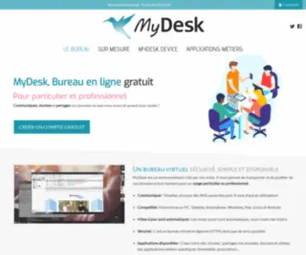 Mydesk.fr(Le bureau) Screenshot