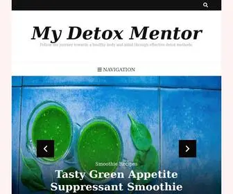 Mydetoxmentor.com(My Detox Mentor) Screenshot