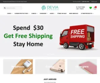 Mydevia.ca(The World Of Mobile Phone Accessories) Screenshot