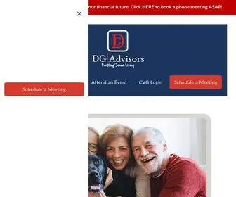 MYdgadvisors.com(Retirement Income Planning) Screenshot