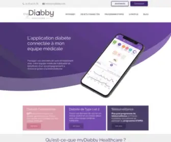 Mydiabby.com(La plateforme diab) Screenshot