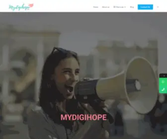 Mydigihope.com(My Digi Hope) Screenshot