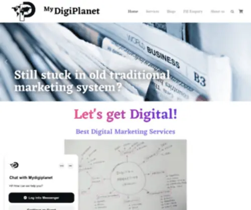 Mydigiplanet.com(Best Digital Marketing Services in Dehradun) Screenshot