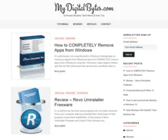 Mydigitalbytes.com(Software Reviews) Screenshot