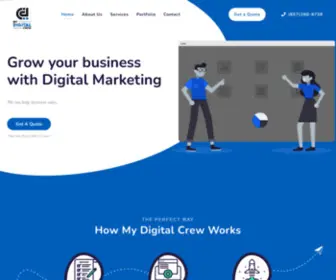 Mydigitalcrew.com(NYC Digital Marketing Company) Screenshot