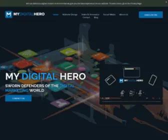 Mydigitalhero.co.uk(My Digital Hero) Screenshot