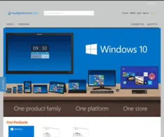 Mydigitalicense.com(Upgrade To Windows 10 Pro And OfficeMy Digital License) Screenshot