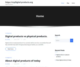 Mydigitalproducts.org(MyDigital) Screenshot