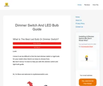 Mydimmerswitch.com(Dimmer Switch and Light Bulb Guide) Screenshot