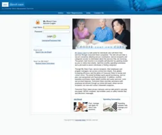 Mydirectcare.com(Consumer direct) Screenshot