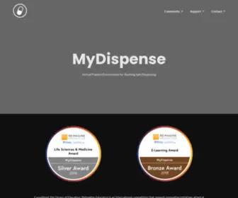 Mydispense.site(Shaping Pharmacy Education) Screenshot