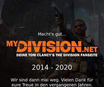 Mydivision.net(Deine Tom Clancy's The Division Fanseite) Screenshot