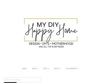 Mydiyhappyhome.com(My DIY Happy Home) Screenshot